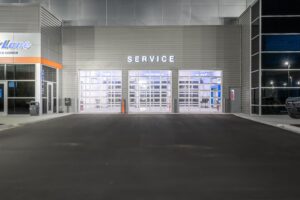 The Sack Company | J.C. Lewis Ford Pooler | Service Bay Entrance